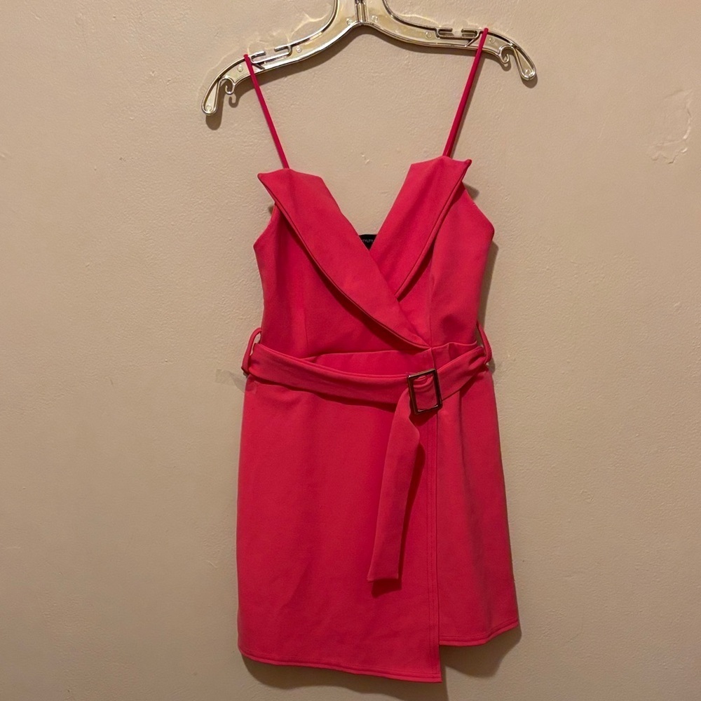 PrettyLittleThing Hot Pink Mini Dress